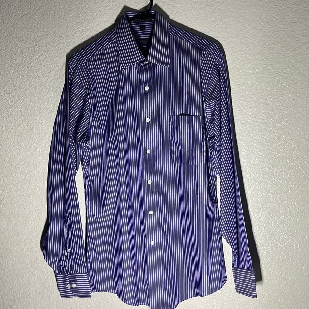 Geoffrey Beene fitted button down dress shirt